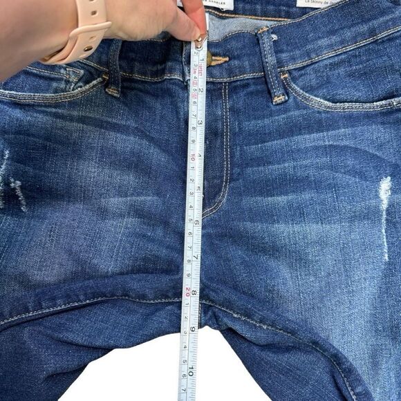 Frame Denim Women's Skinny Jeans - Dark Blue - Picture 6 of 9